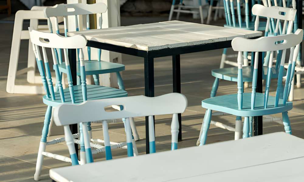 Outdoor Wooden Furniture Painting Ideas