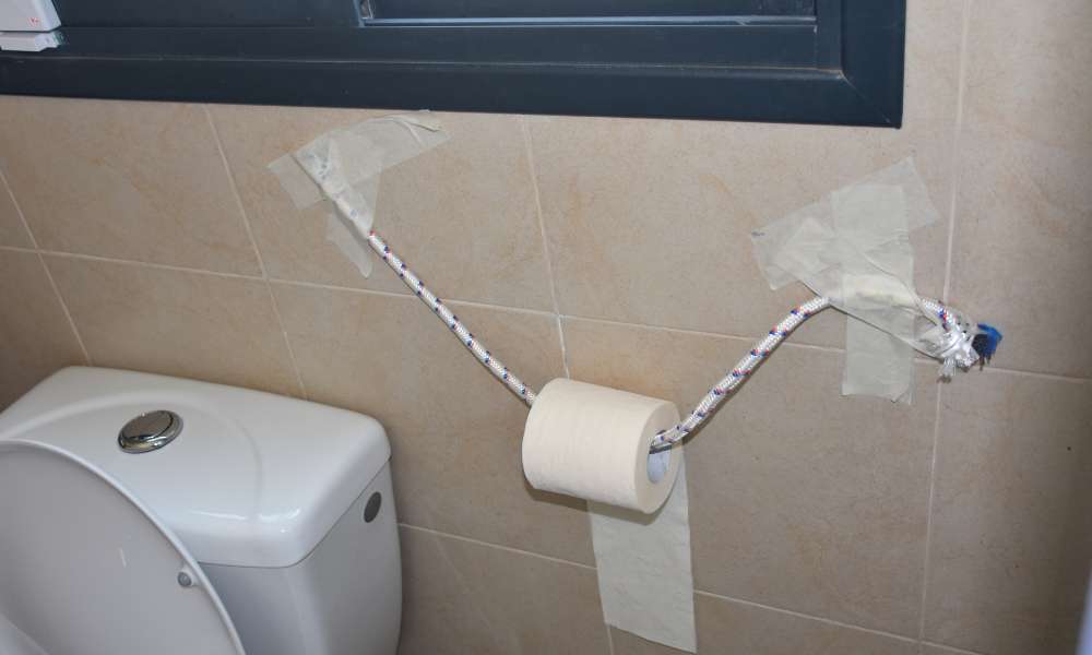 Bathroom Toilet Paper Holder Installing Ideas
