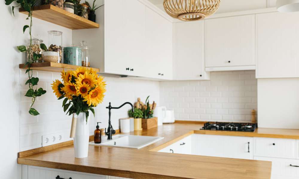 How To Add Color To A White Kitchen